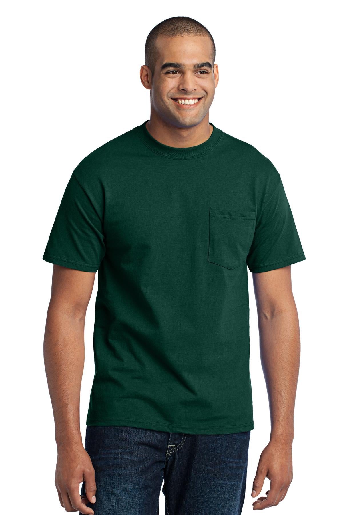 Port & Company? - Core Blend Pocket Tee. PC55P