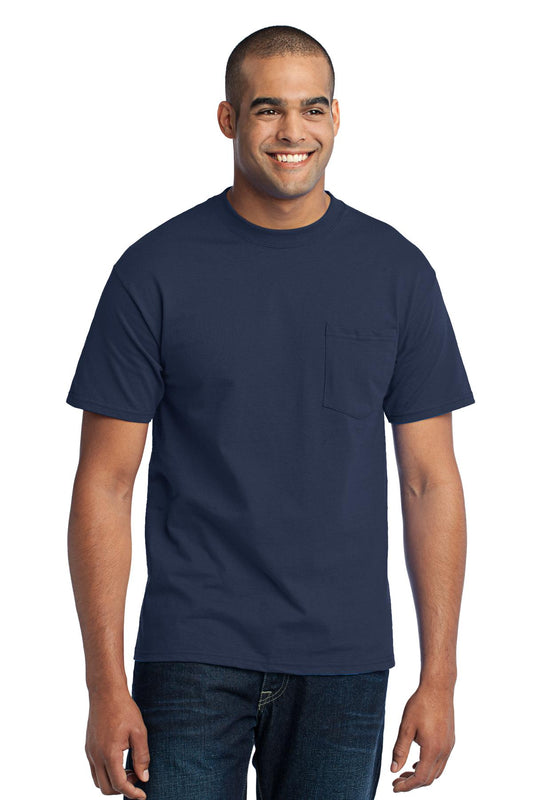 Port & Company? - Core Blend Pocket Tee. PC55P