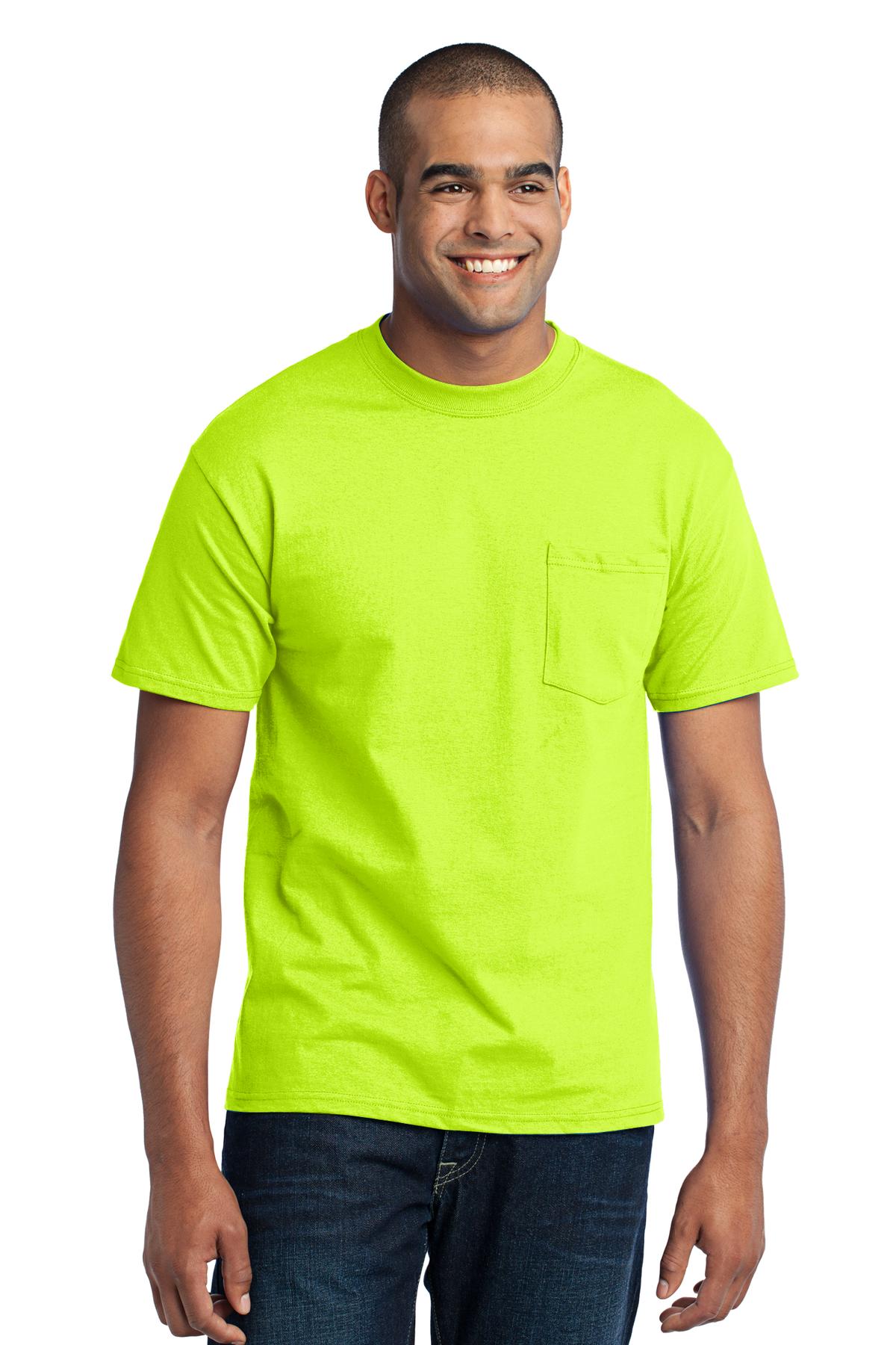Port & Company? - Core Blend Pocket Tee. PC55P