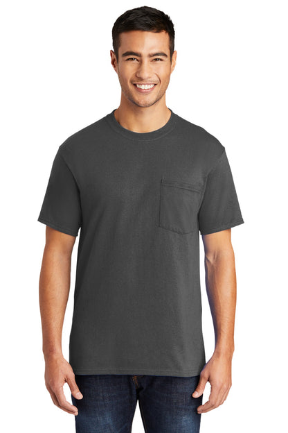 Port & Company? - Core Blend Pocket Tee. PC55P