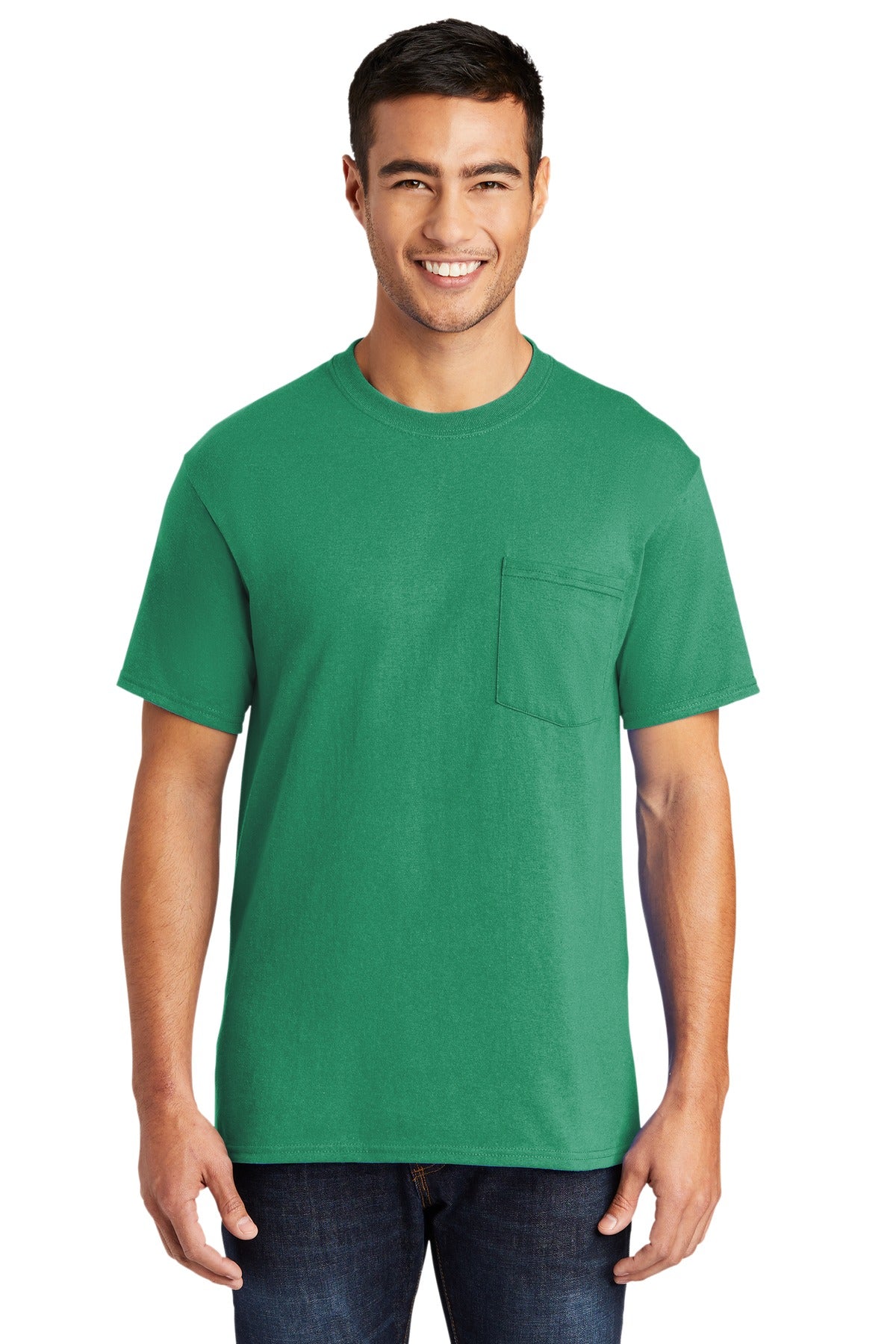 Port & Company? - Core Blend Pocket Tee. PC55P