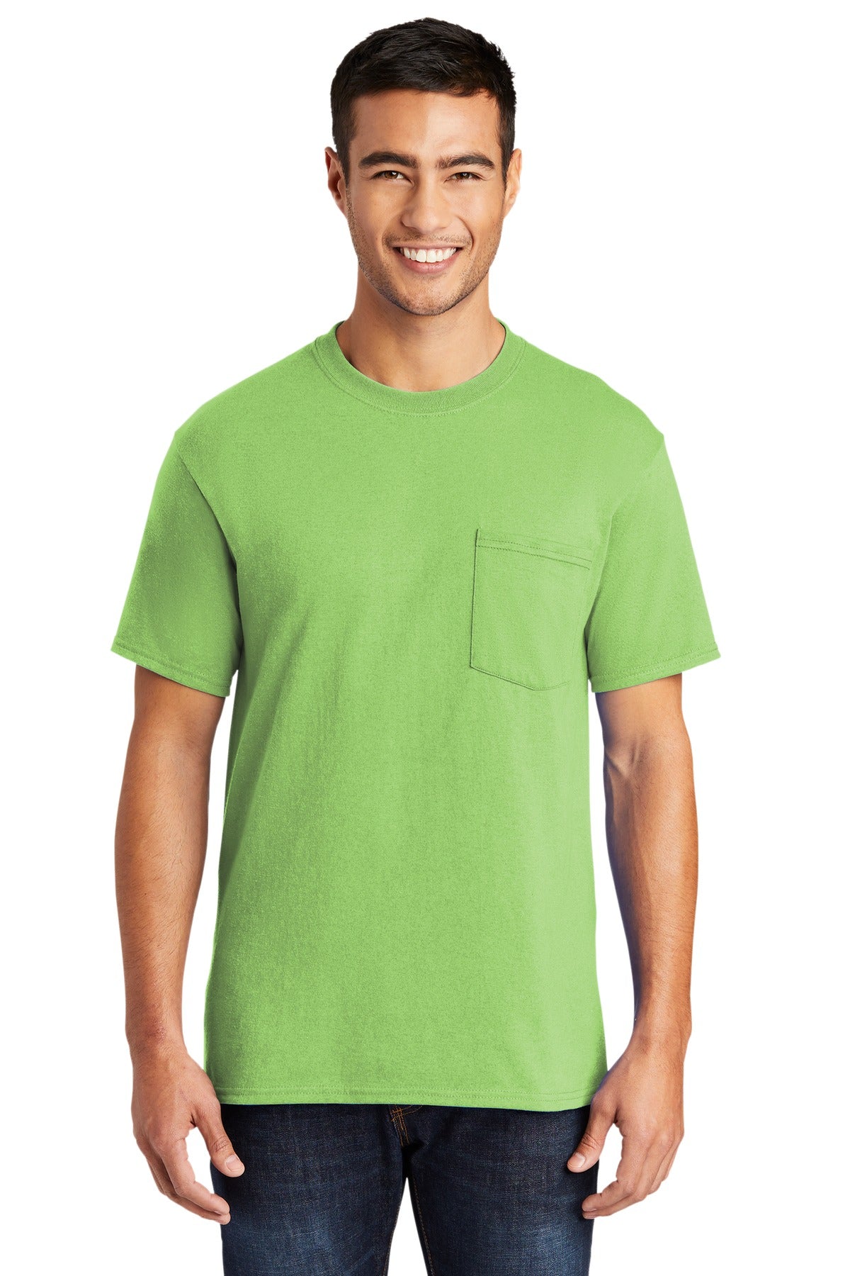Port & Company? - Core Blend Pocket Tee. PC55P