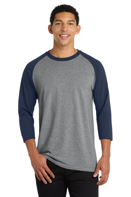 Port & Co™ Core Blend 3/4-Sleeve Raglan Tee