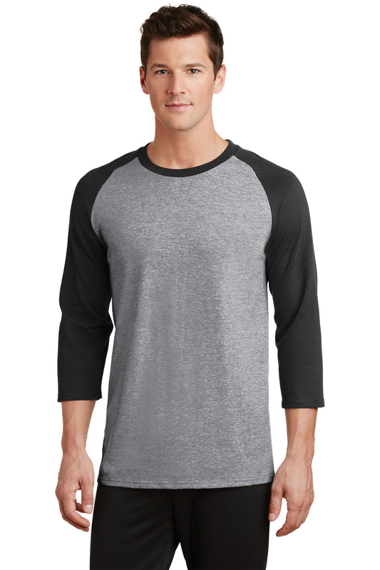 Port & Company? Core Blend 3/4-Sleeve Raglan Tee. PC55R