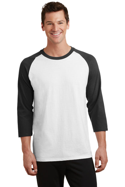 Port & Company? Core Blend 3/4-Sleeve Raglan Tee. PC55R
