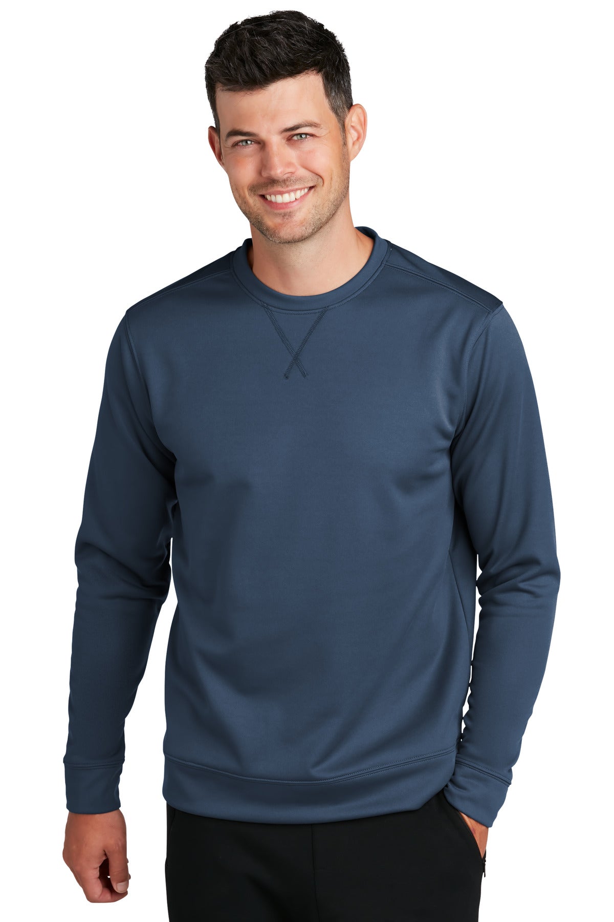 Port & Company?Performance Fleece Crewneck Sweatshirt.