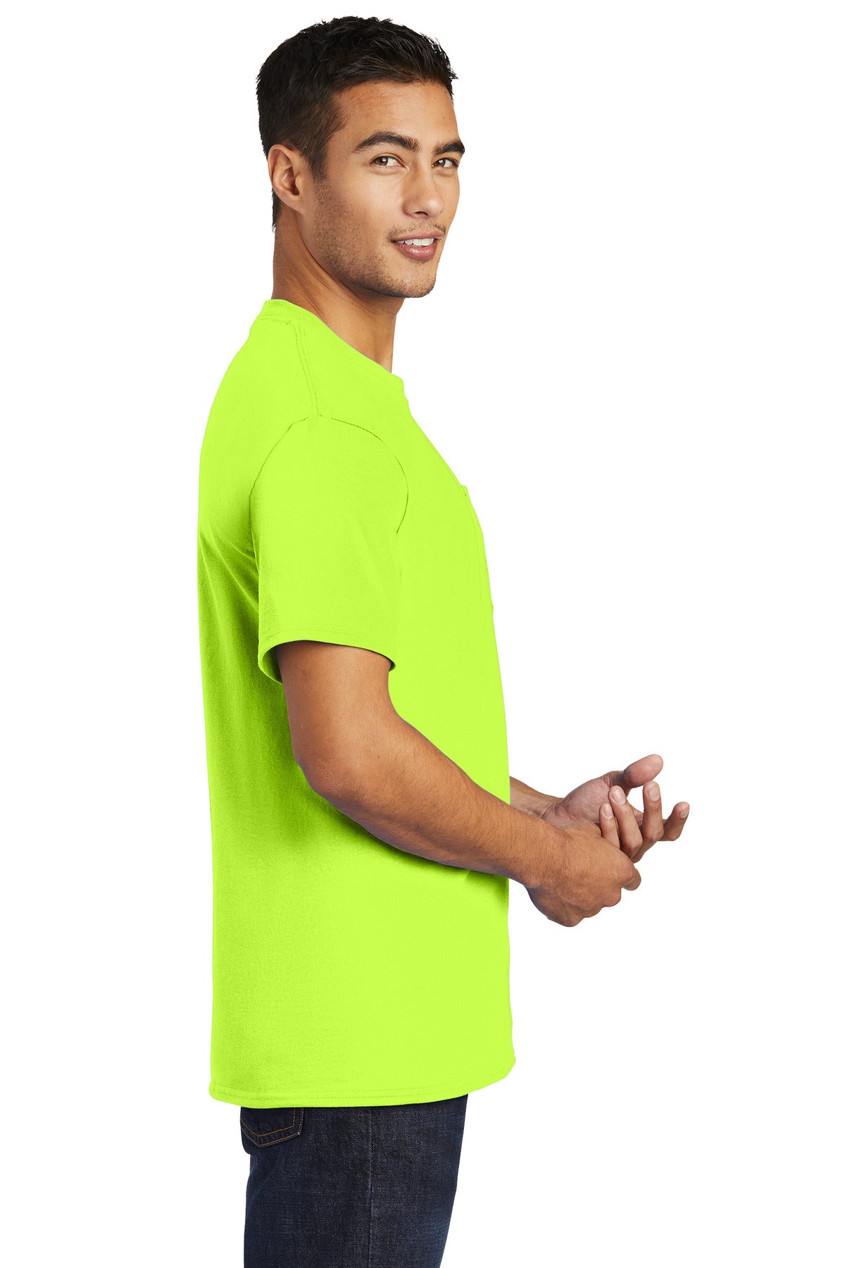 Port & Company? Essential Pocket Tee. PC61P