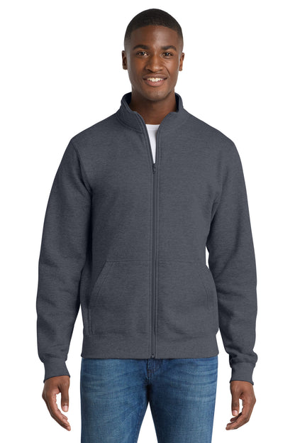 Port & Co™ Core Fleece Cadet Full-Zip Sweatshirt