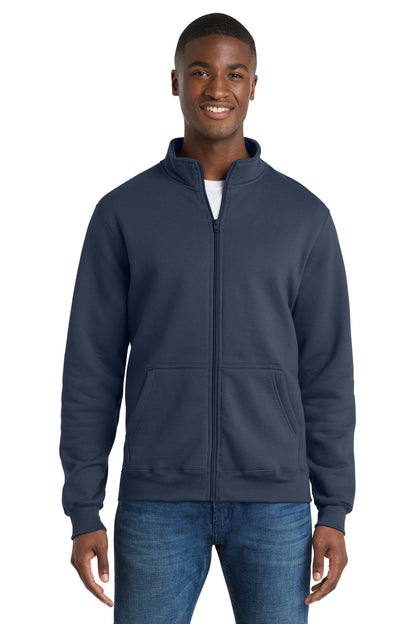 Port & Co™ Core Fleece Cadet Full-Zip Sweatshirt