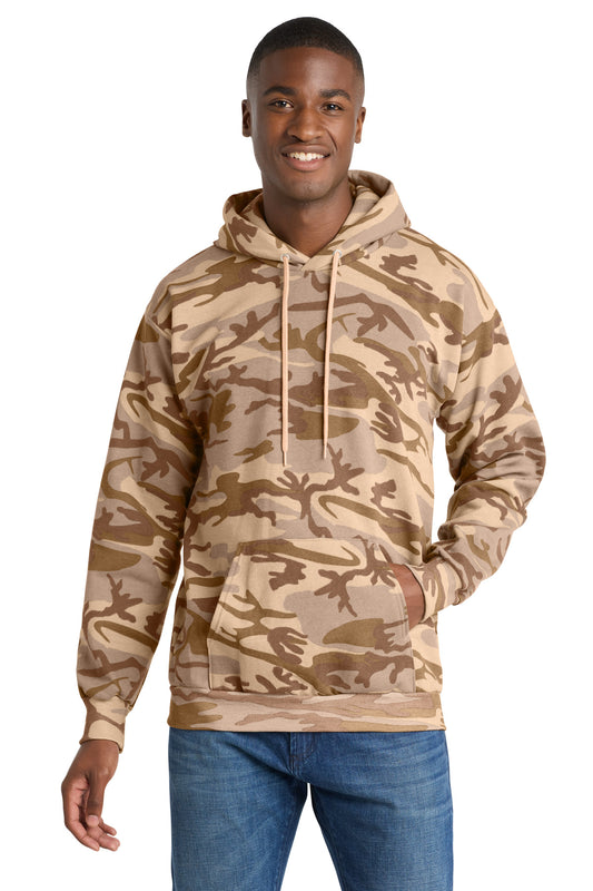 Port & Co™ Core Fleece Camo Pullover Hooded Sweatshirt