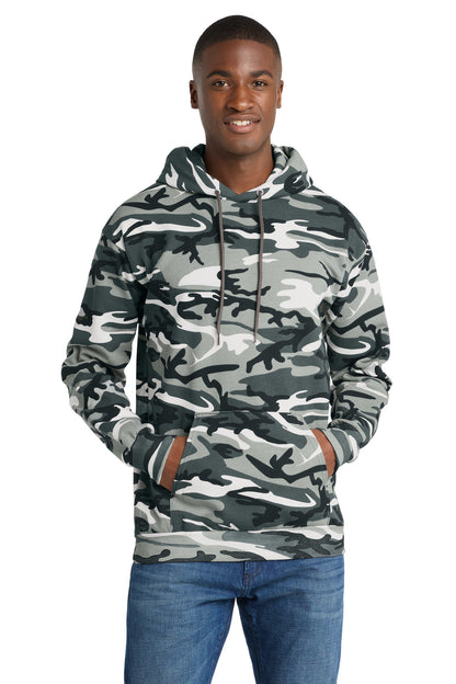 Port & Co™ Core Fleece Camo Pullover Hooded Sweatshirt