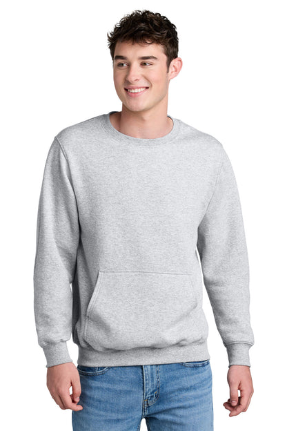 Port & Co™ Core Fleece Crewneck Pocket Sweatshirt