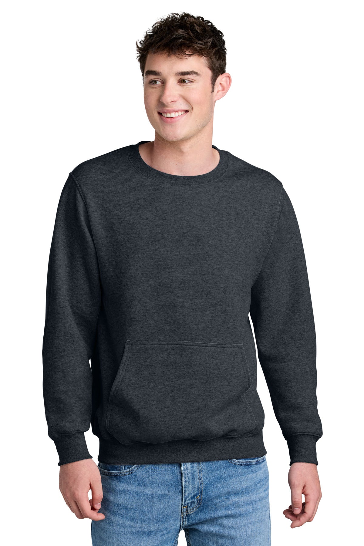 Port & Company? Core Fleece Crewneck Pocket Sweatshirt