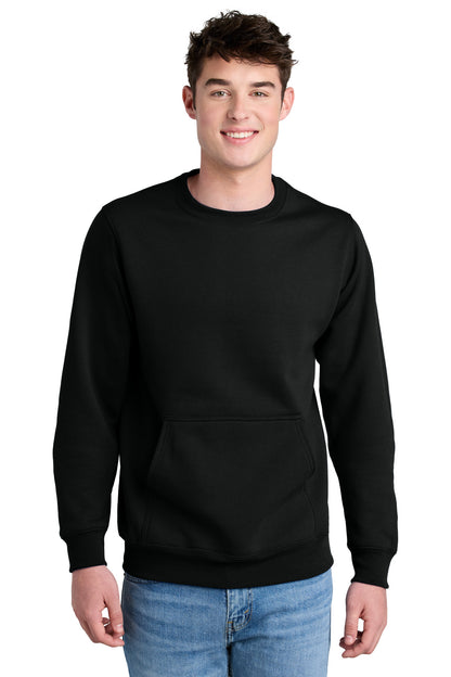 Port & Company? Core Fleece Crewneck Pocket Sweatshirt