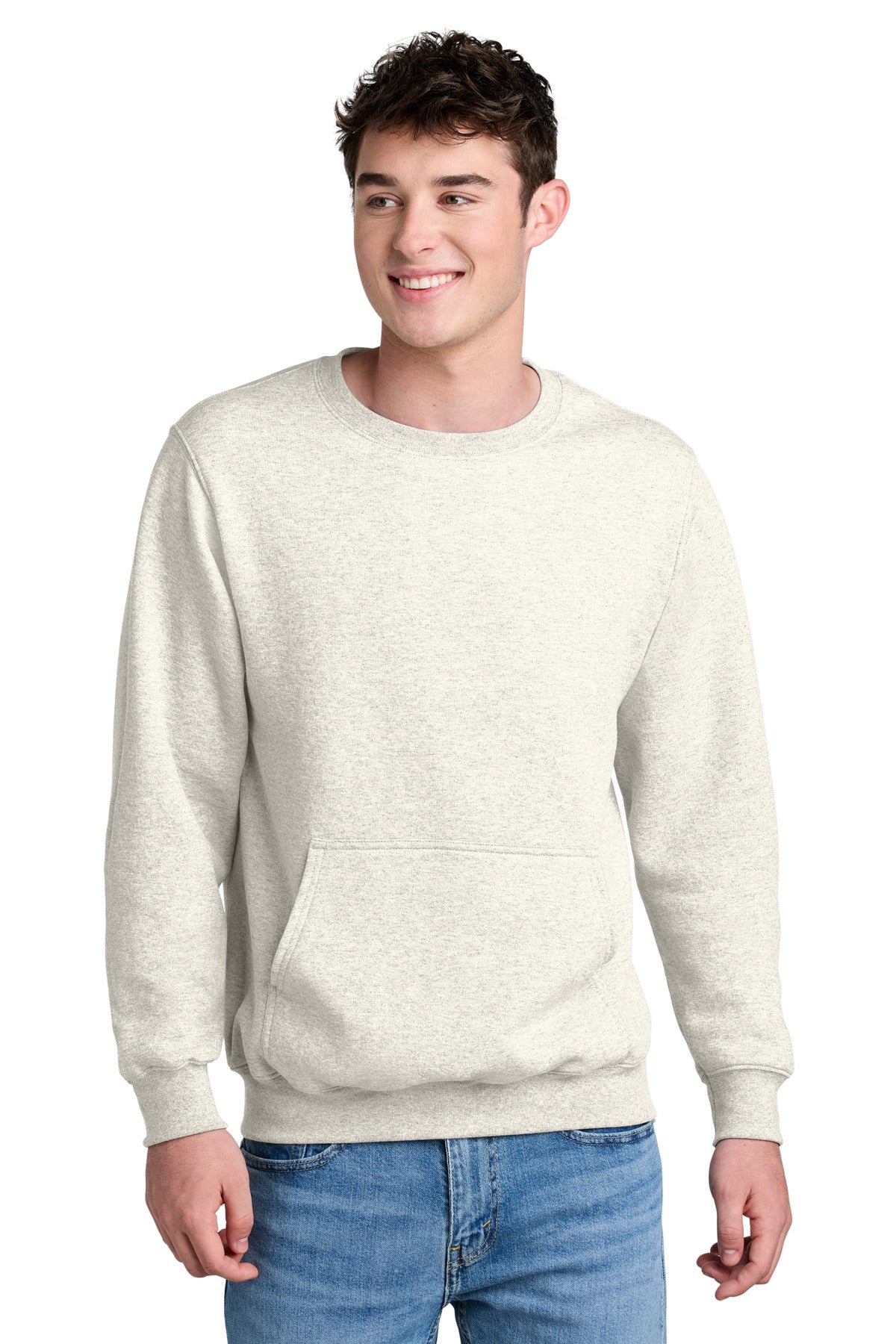 Port & Company? Core Fleece Crewneck Pocket Sweatshirt