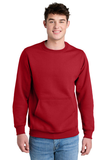 Port & Co™ Core Fleece Crewneck Pocket Sweatshirt