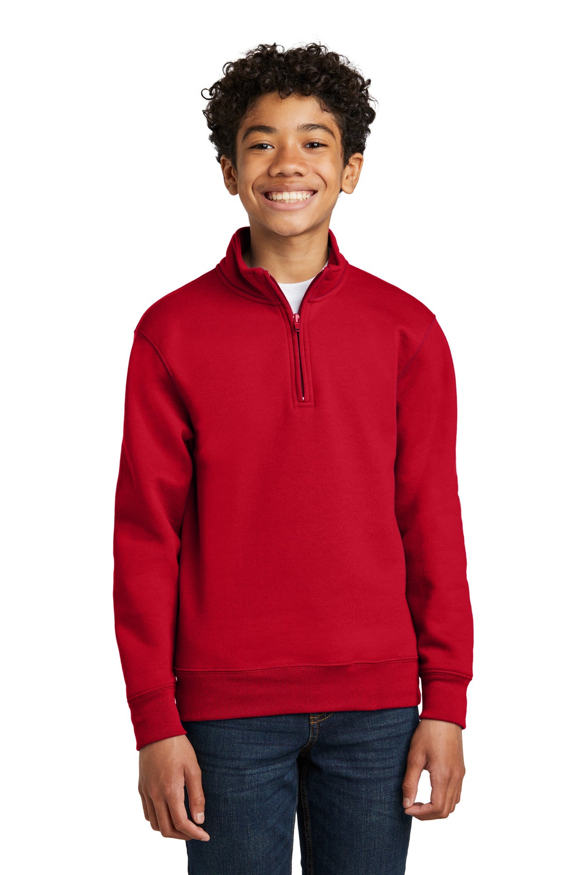 Port & Company? Youth Core Fleece 1/4-Zip Pullover Swea