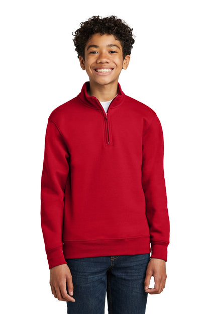 Port & Company? Youth Core Fleece 1/4-Zip Pullover Swea