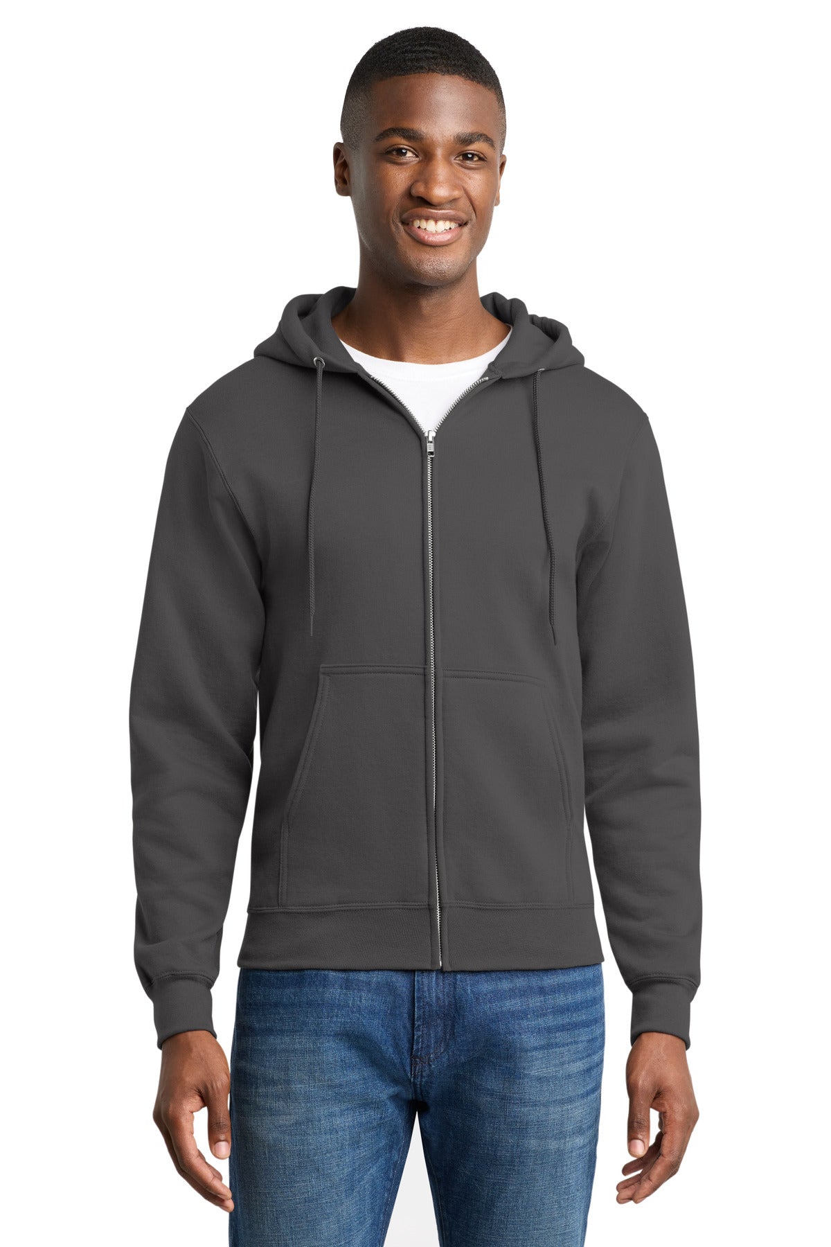 Port & Co™ Core Fleece Full-Zip Hooded Sweatshirt