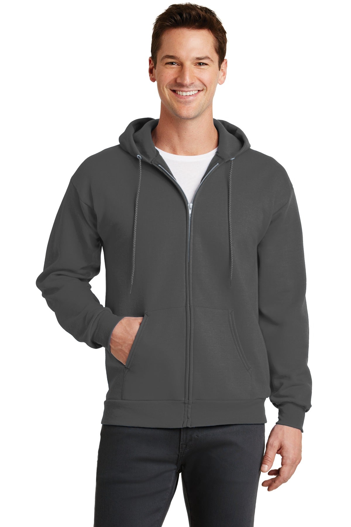 Port & Company? - Core Fleece Full-Zip Hooded Sweatshir