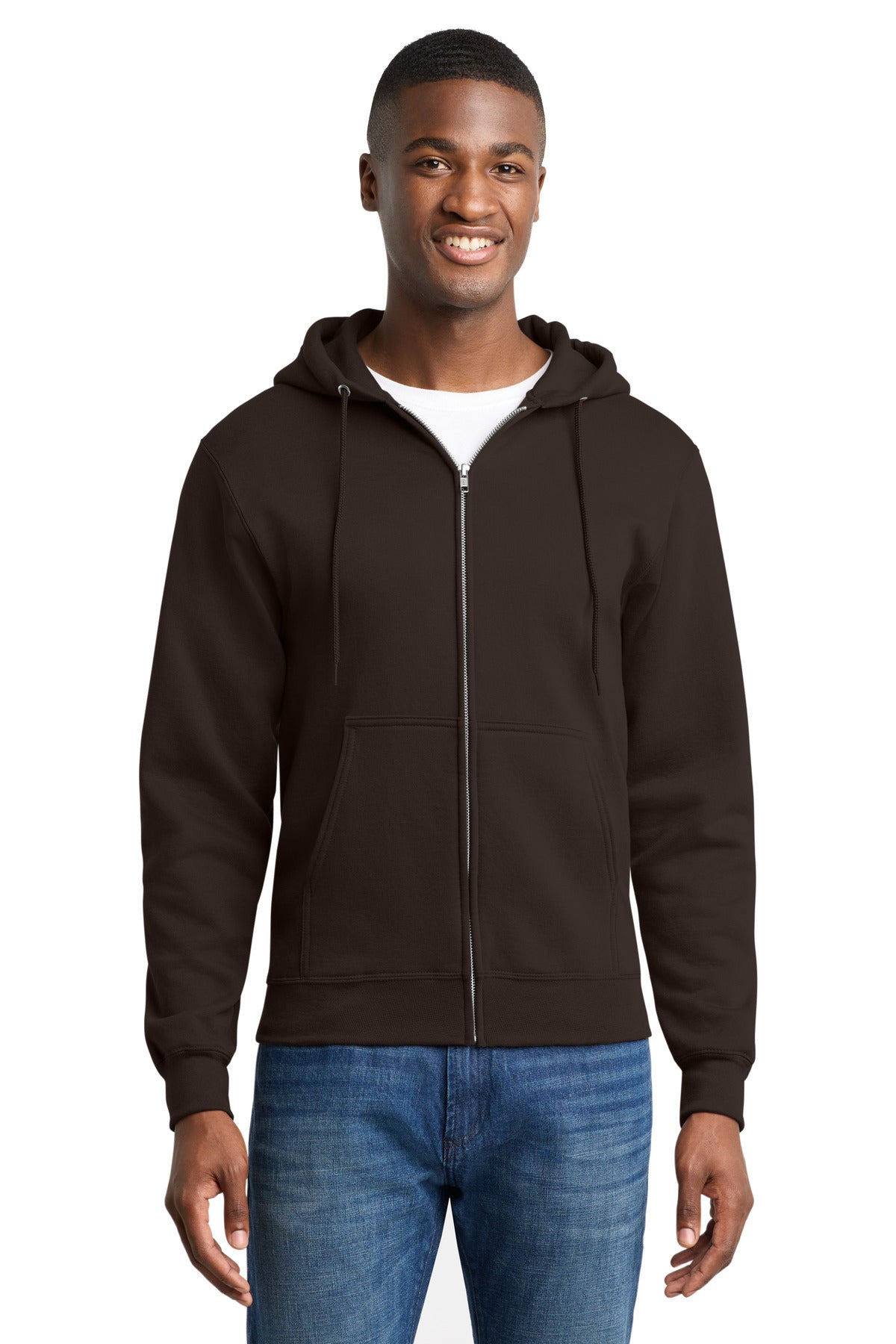 Port & Co™ Core Fleece Full-Zip Hooded Sweatshirt