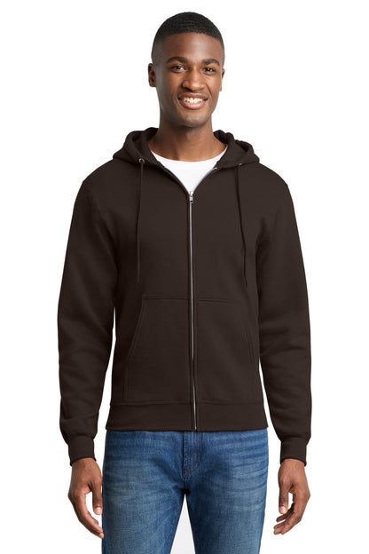 Port & Co™ Core Fleece Full-Zip Hooded Sweatshirt