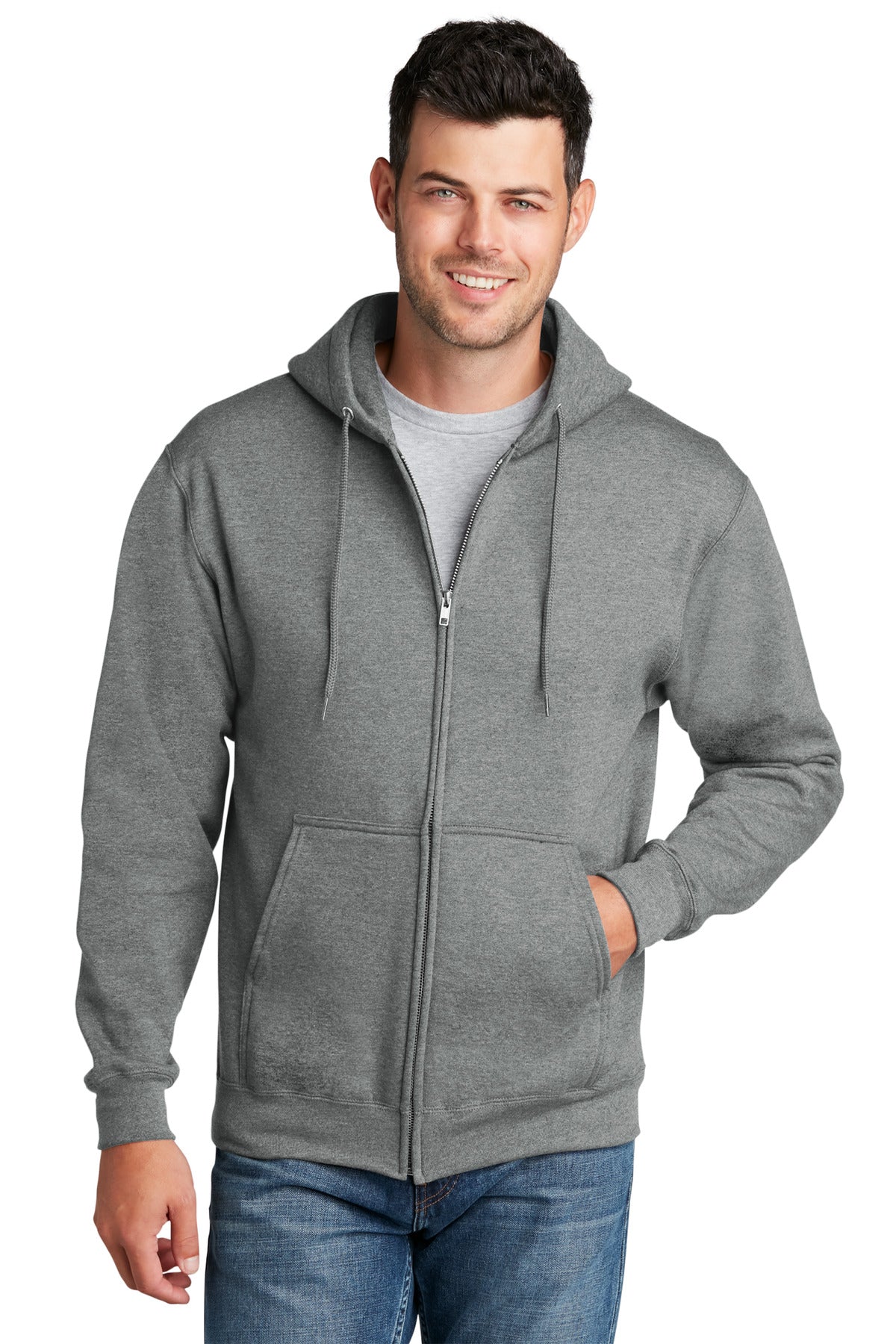 Port & Company? - Core Fleece Full-Zip Hooded Sweatshir