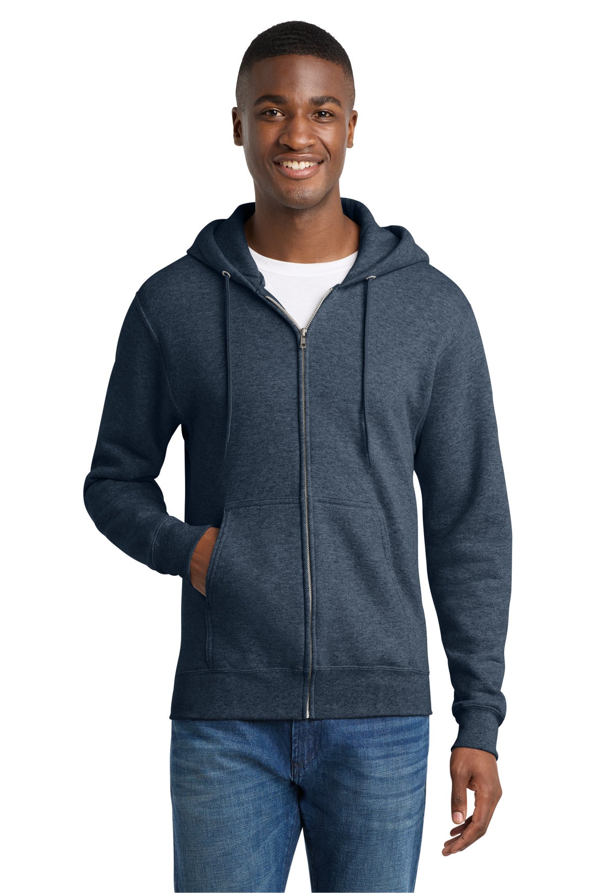 Port & Co™ Core Fleece Full-Zip Hooded Sweatshirt