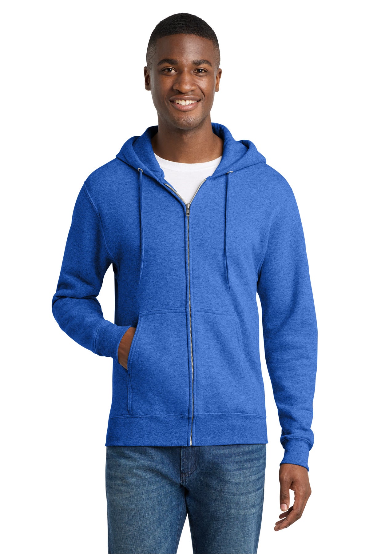 Port & Co™ Core Fleece Full-Zip Hooded Sweatshirt