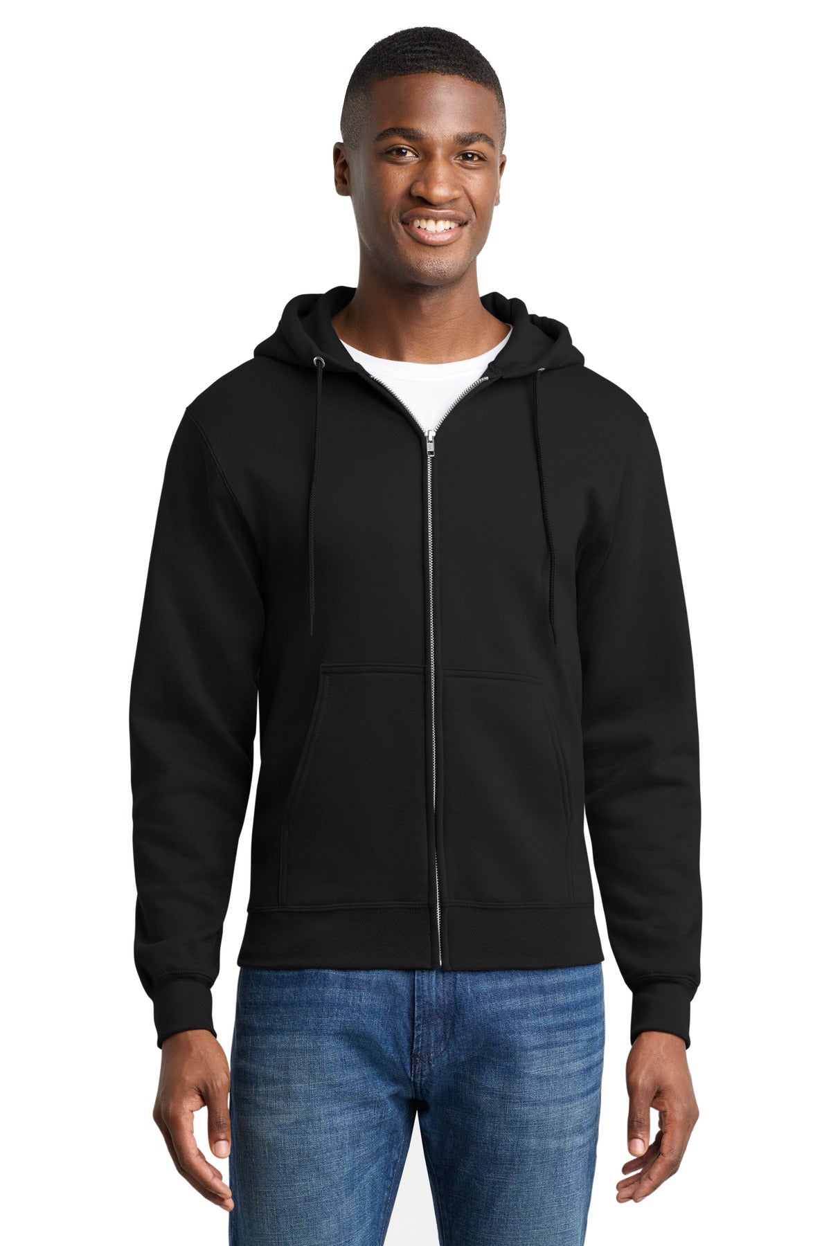 Port & Co™ Core Fleece Full-Zip Hooded Sweatshirt