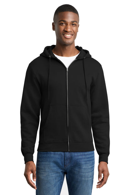 Port & Co™ Core Fleece Full-Zip Hooded Sweatshirt