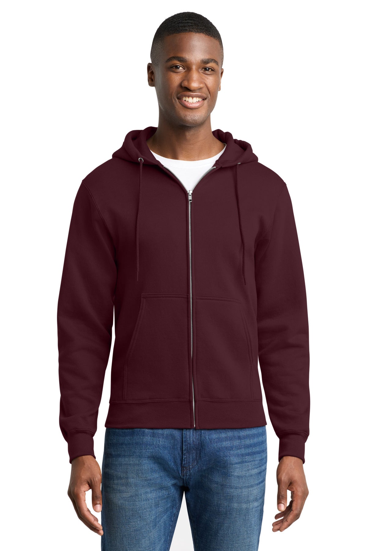 Port & Co™ Core Fleece Full-Zip Hooded Sweatshirt