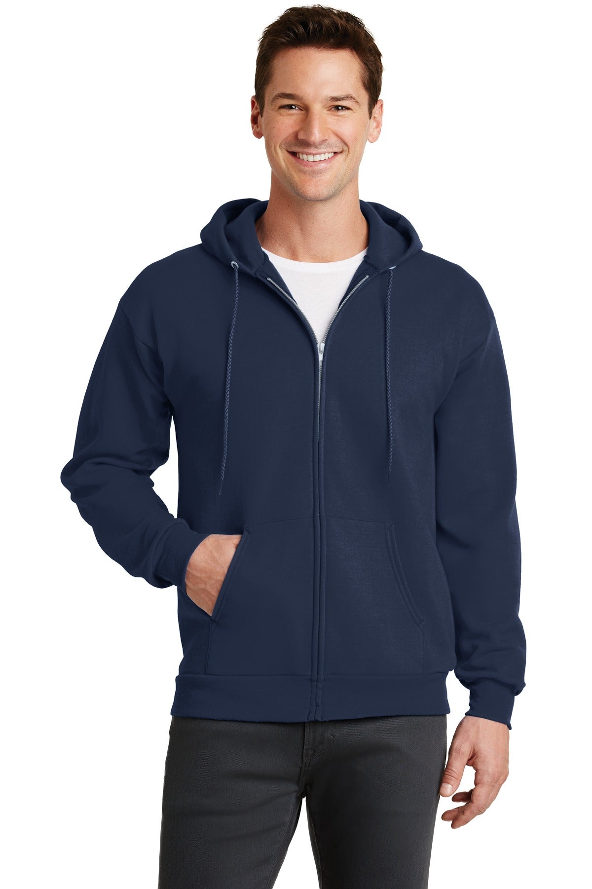 Port & Company? - Core Fleece Full-Zip Hooded Sweatshir