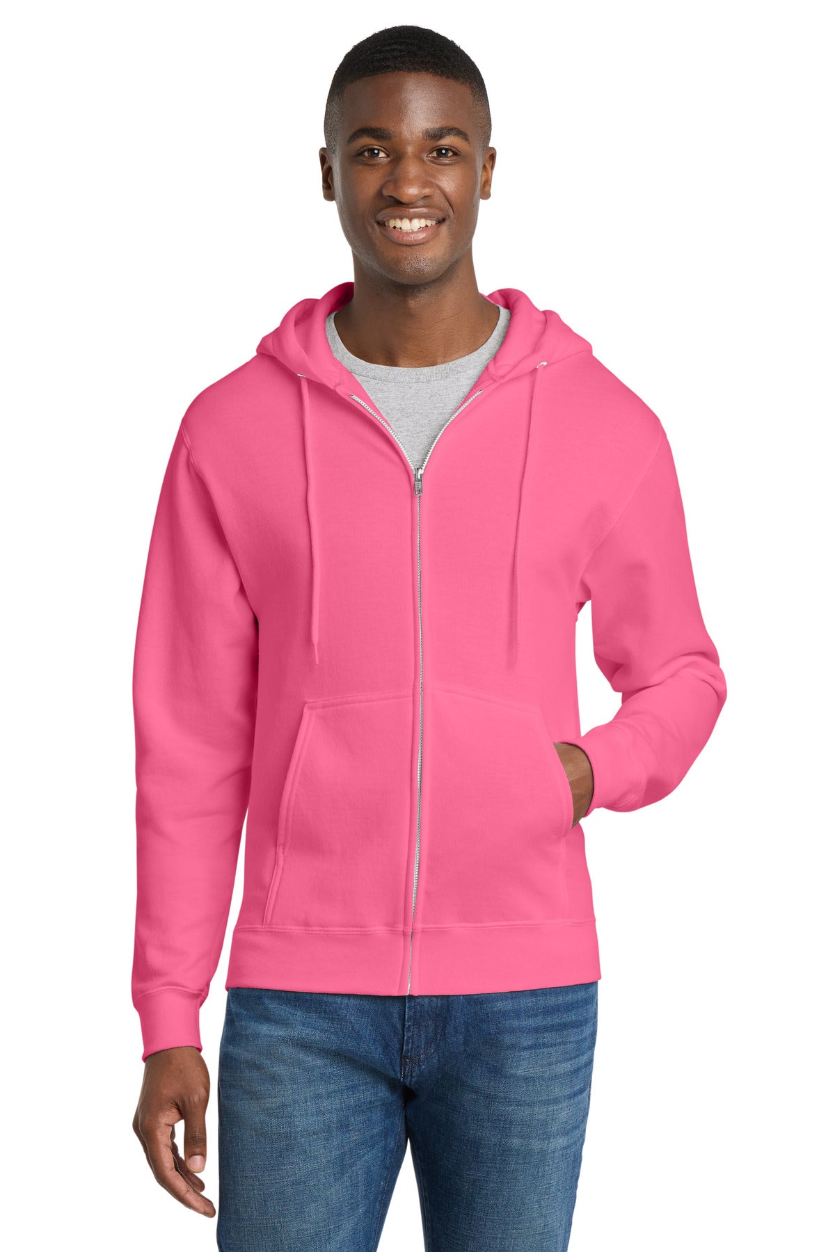 Port & Co™ Core Fleece Full-Zip Hooded Sweatshirt