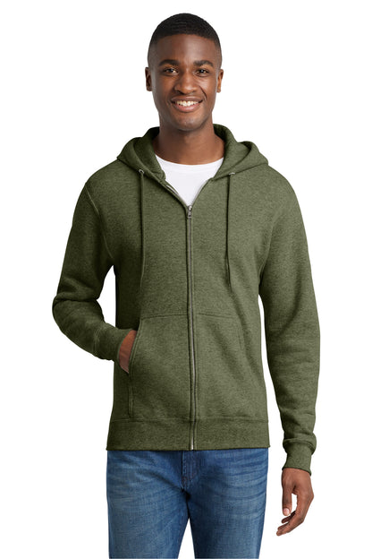 Port & Co™ Core Fleece Full-Zip Hooded Sweatshirt