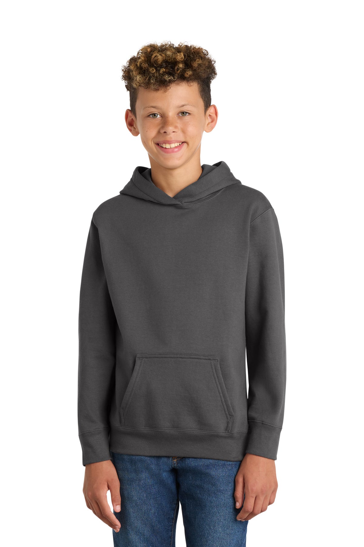 Port & Co™ Youth Fan Favorite Fleece Pullover Hooded Sweatshirt