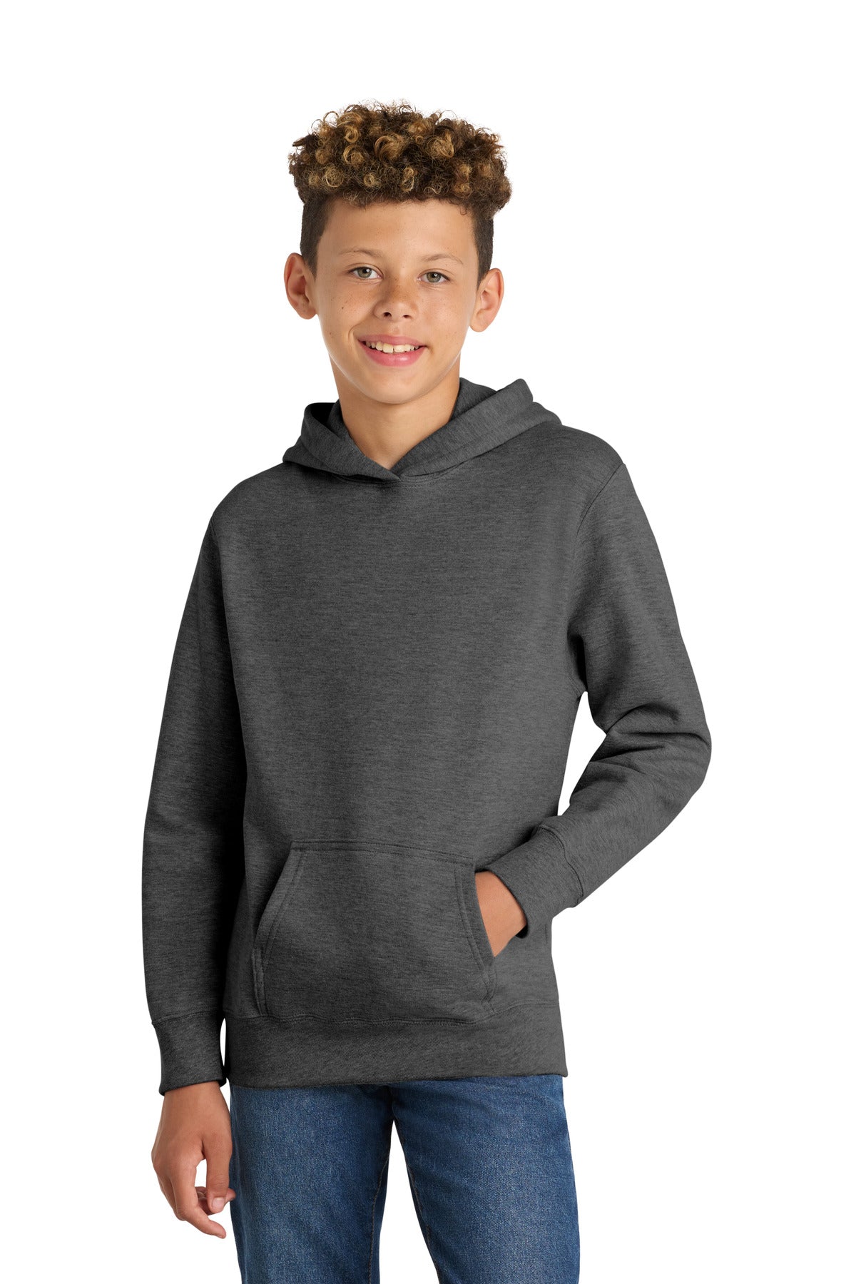 Port & Co™ Youth Fan Favorite Fleece Pullover Hooded Sweatshirt
