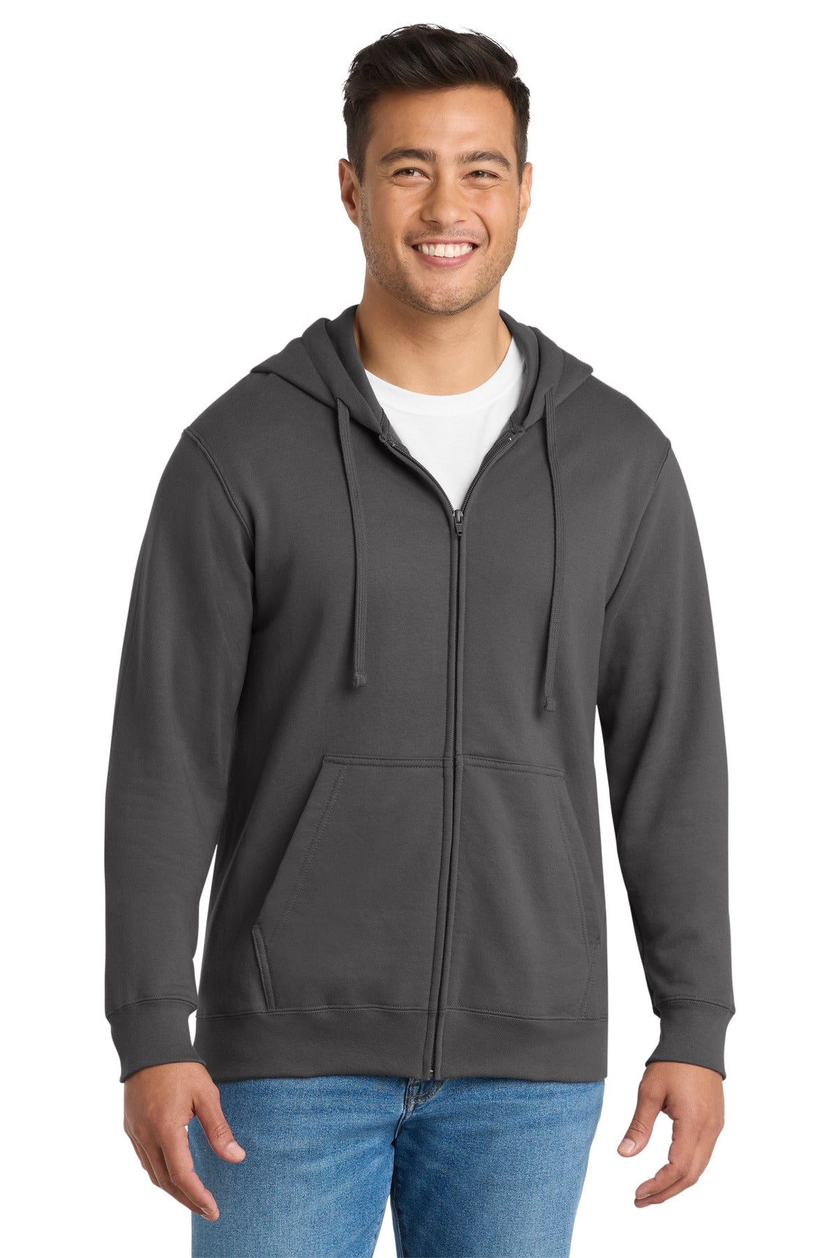 Port & Co™ Fan Favorite Fleece Full-Zip Hooded Sweatshirt