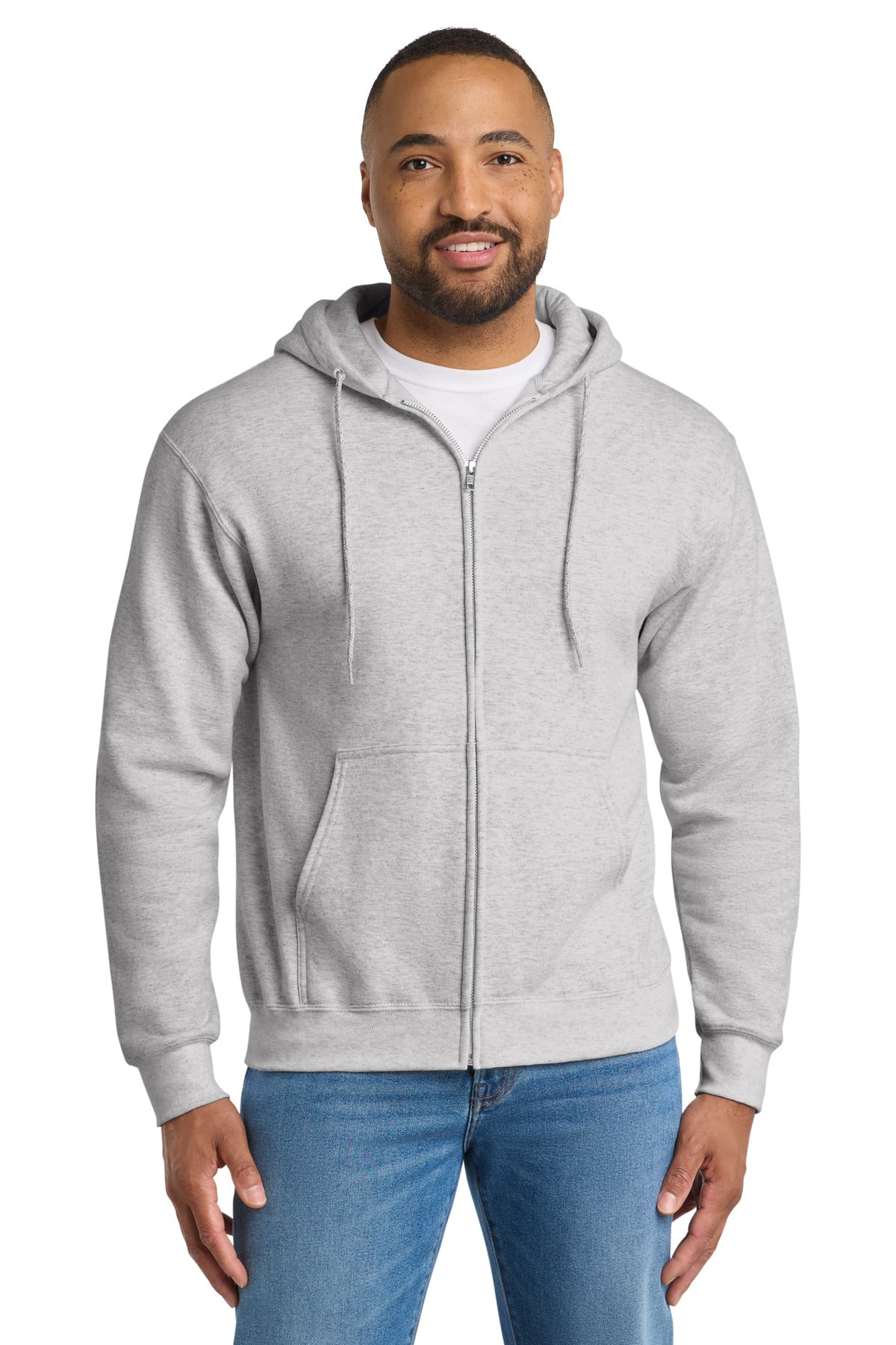 Port & Co™ Tall Essential Fleece Full-Zip Hooded Sweatshirt