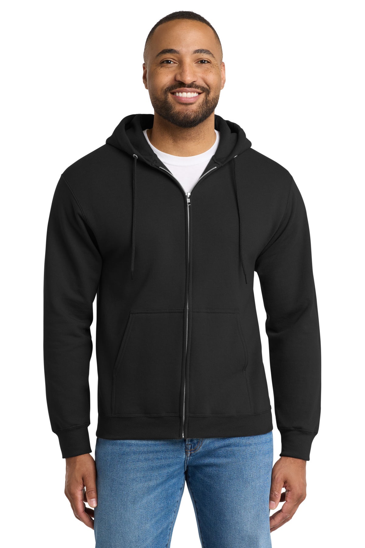 Port & Co™ Tall Essential Fleece Full-Zip Hooded Sweatshirt