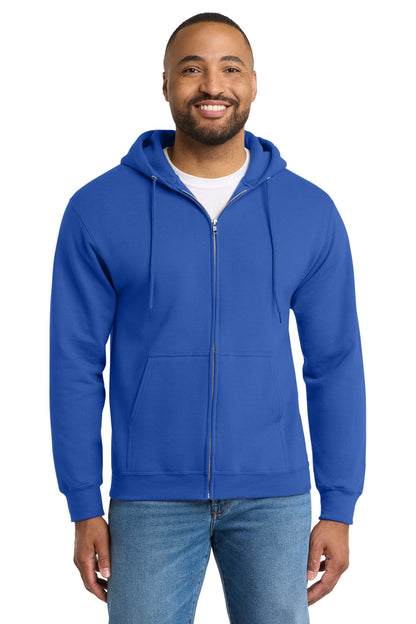 Port & Co™ Tall Essential Fleece Full-Zip Hooded Sweatshirt