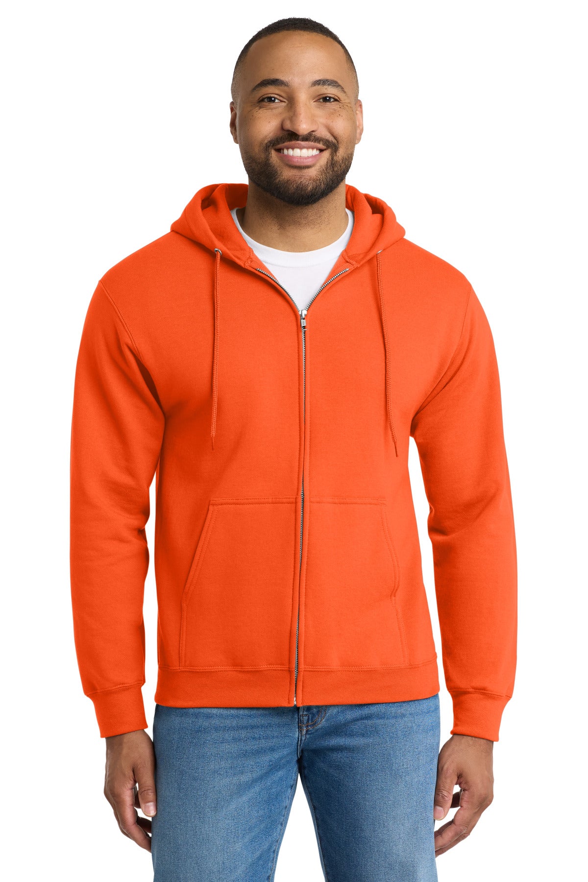 Port & Co™ Tall Essential Fleece Full-Zip Hooded Sweatshirt