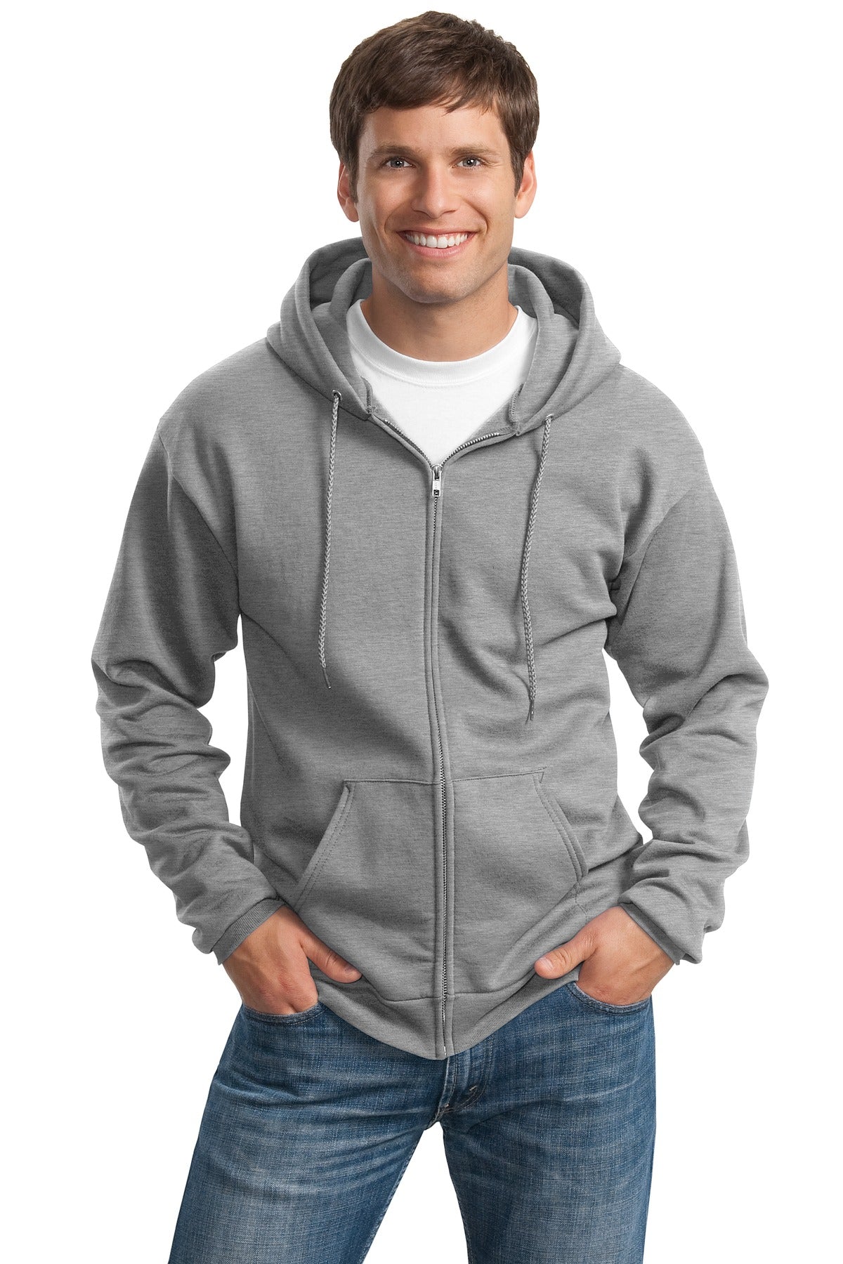 Port & Company? Tall Essential Fleece Full-Zip Hooded S