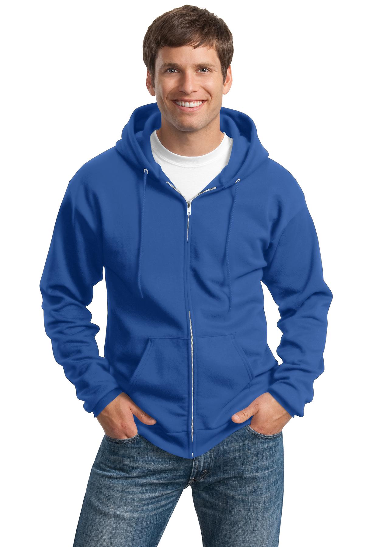 Port & Company? Tall Essential Fleece Full-Zip Hooded S