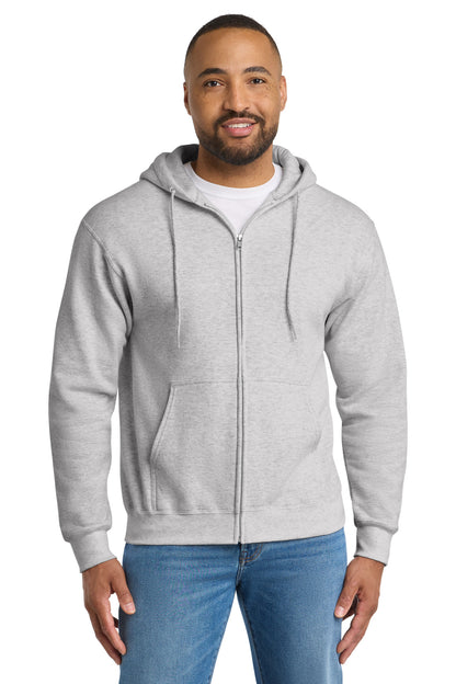 Port & Co™ Essential Fleece Full-Zip Hooded Sweatshirt