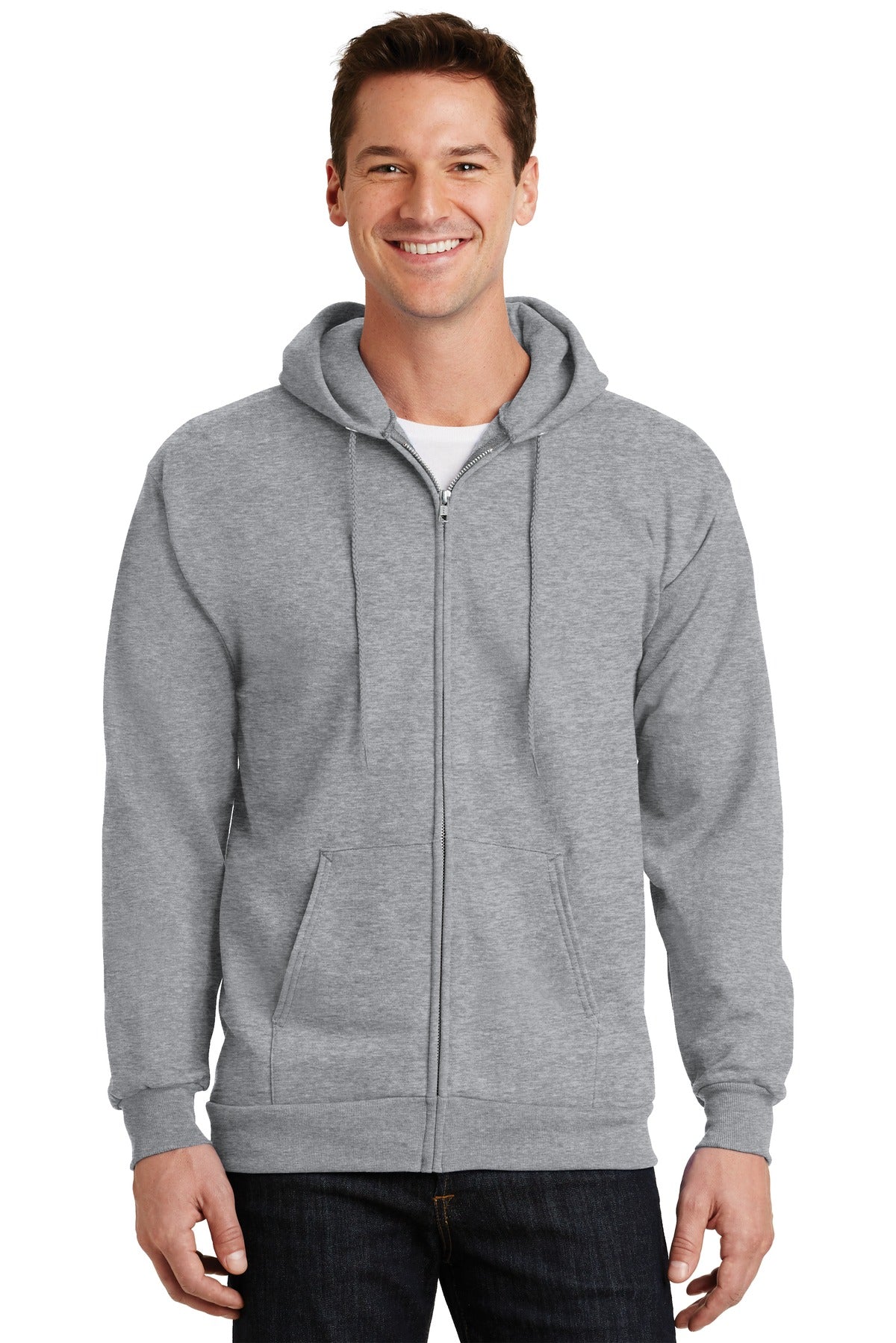 Port & Company? Essential Fleece Full-Zip Hooded Sweats