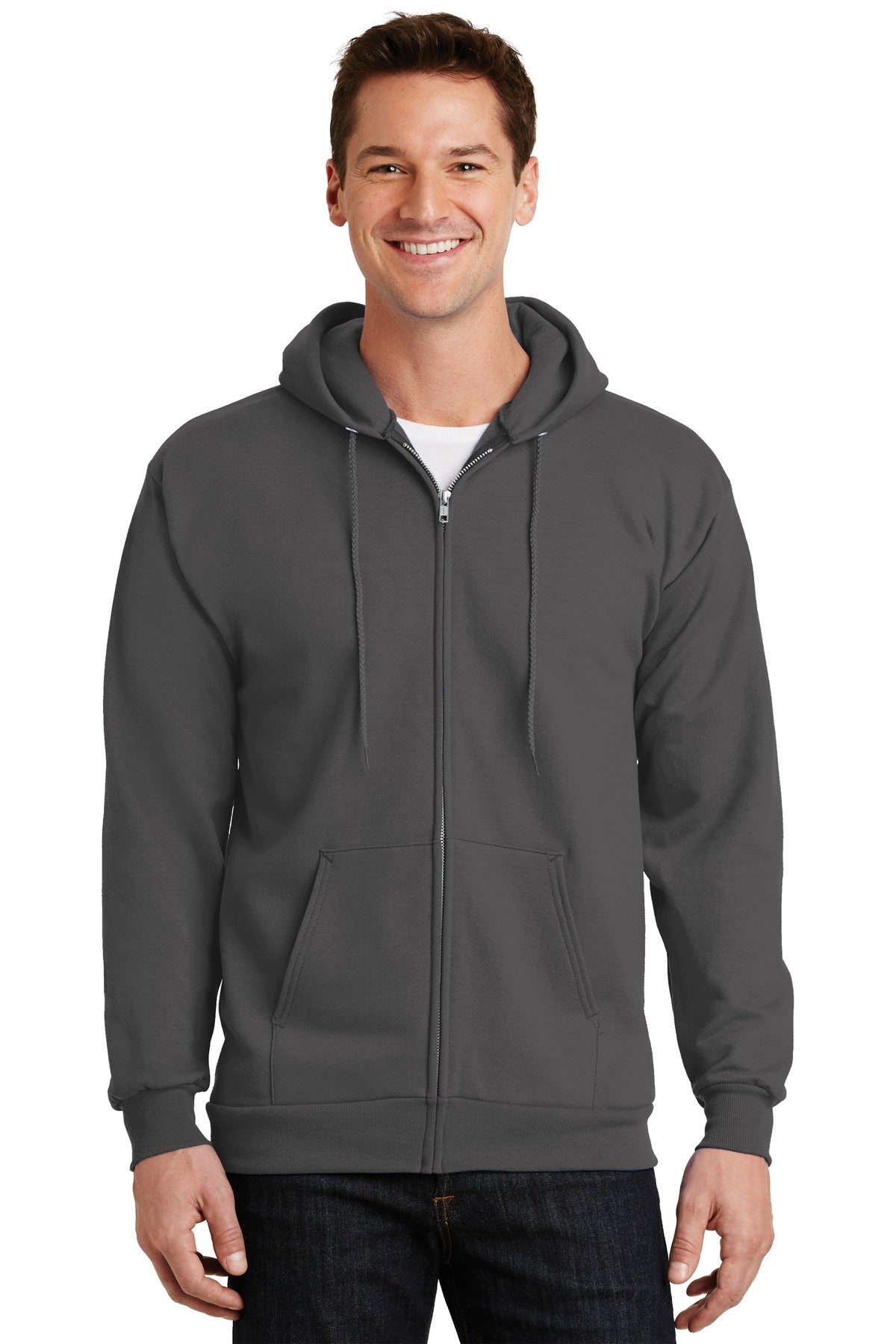 Port & Company? Essential Fleece Full-Zip Hooded Sweats
