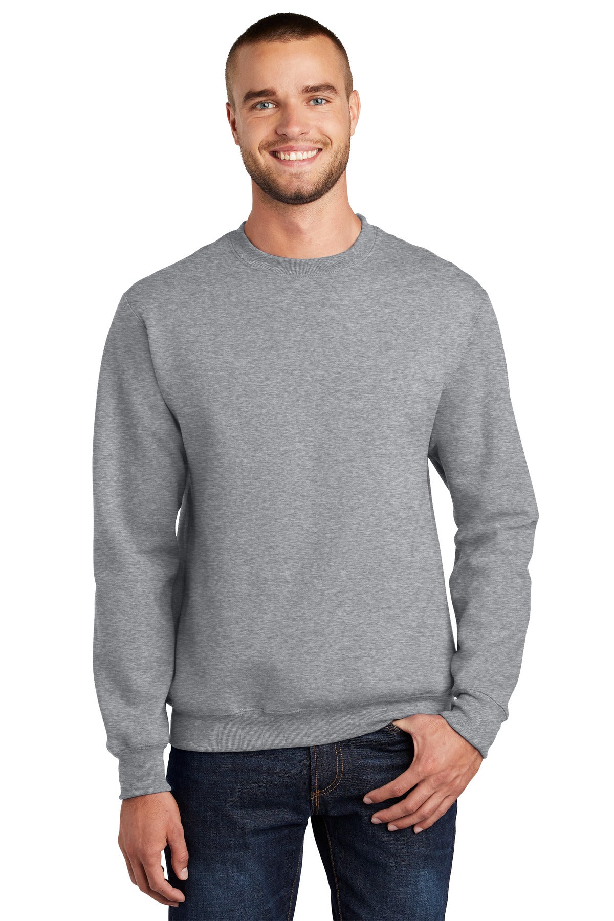 Port & Company? Essential Fleece Crewneck Sweatshirt.
