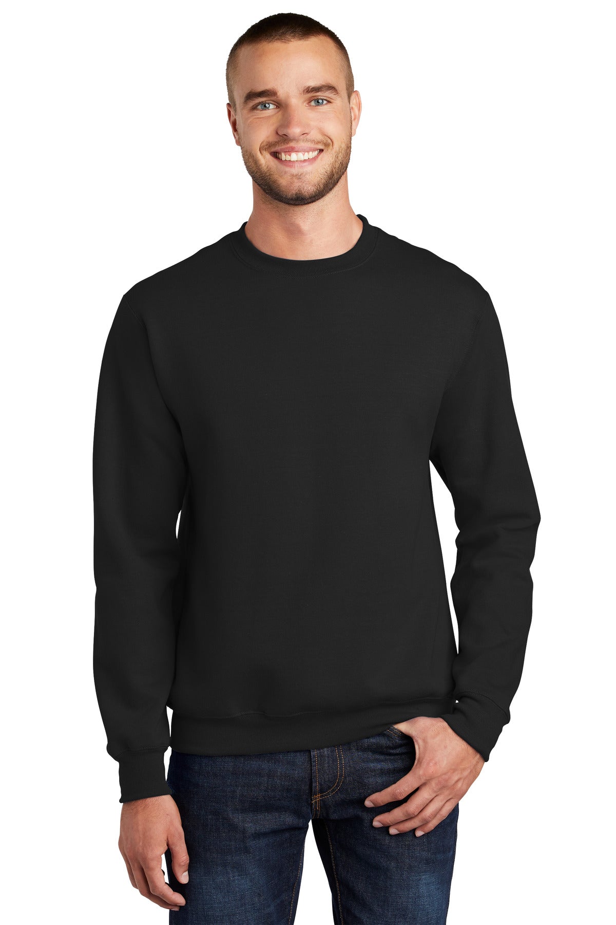 Port & Company? Essential Fleece Crewneck Sweatshirt.
