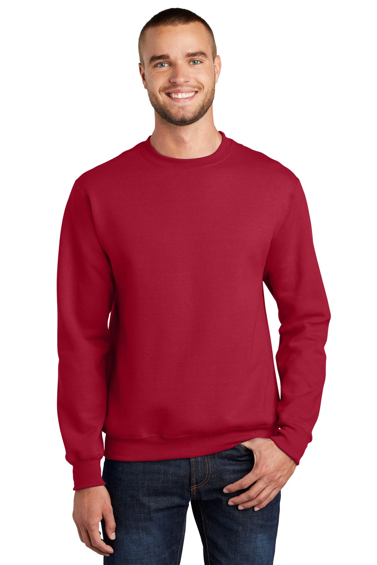 Port & Company? Essential Fleece Crewneck Sweatshirt.